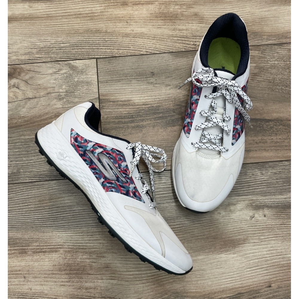 Skechers GO GOLF Eagle Range Spikeless Golf Shoes Navy Pink 14863 Womens 8